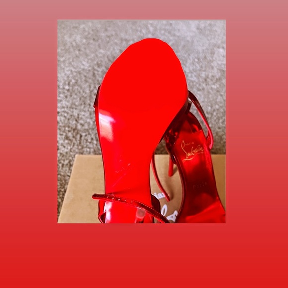All red size 40 Christian Louboutin’s brand new box, not included